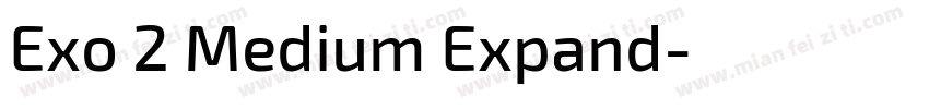Exo 2 Medium Expand字体转换